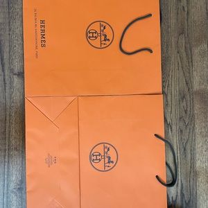 Hermès paper bag 16.5 x 18.5